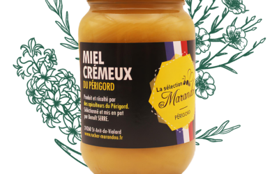 Miel crémeux au tournesol du Périgord – douceur artisanale & texture fondante ✨
