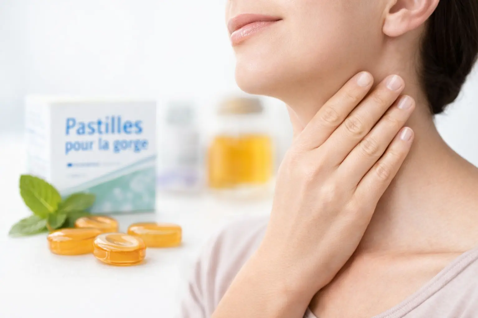 Bonbons pour la gorge au miel – confort et sensation d’apaisement Bonbons pour la gorge au miel utilisés pour soulager une gêne légère et passagère