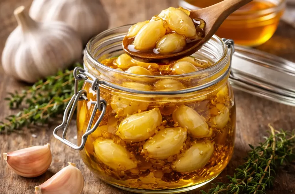 Ail confit au miel : ma recette maison fondante, conservation et idées gourmandes